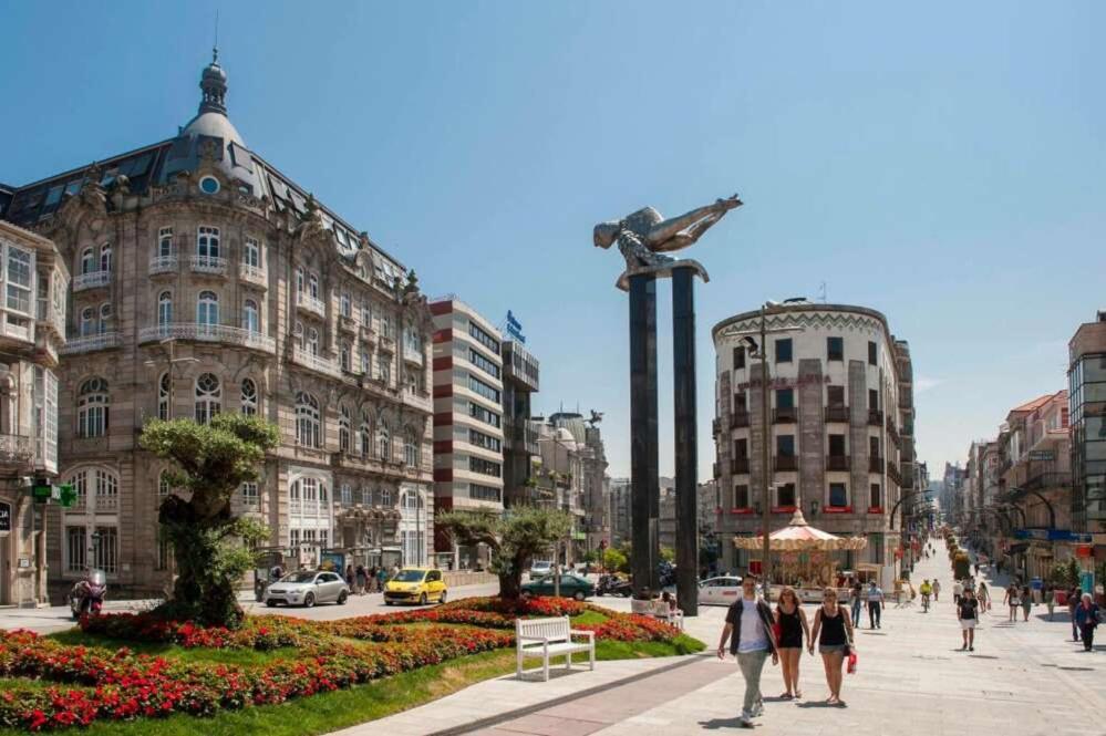 Vivienda Proxima A La Puerta Del Sol Vigo 아파트 외부 사진
